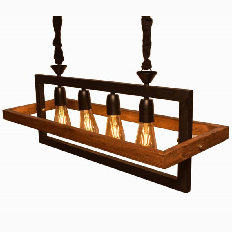 لوستر چهار شعله مدل GANJ4