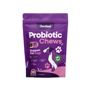 تشویقی سگ بونست مدل پروبیوتیک جویدنی طعم کدو تنبل وزن 90 گرم