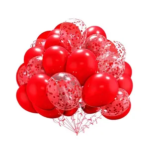 بادکنک مدل ساده و پولکی لاتکس کد NH-30 بسته 30 عددی