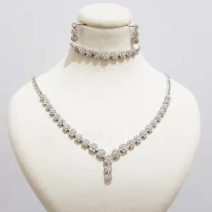 نیم ست نقره زنانه مدل فلاور 101