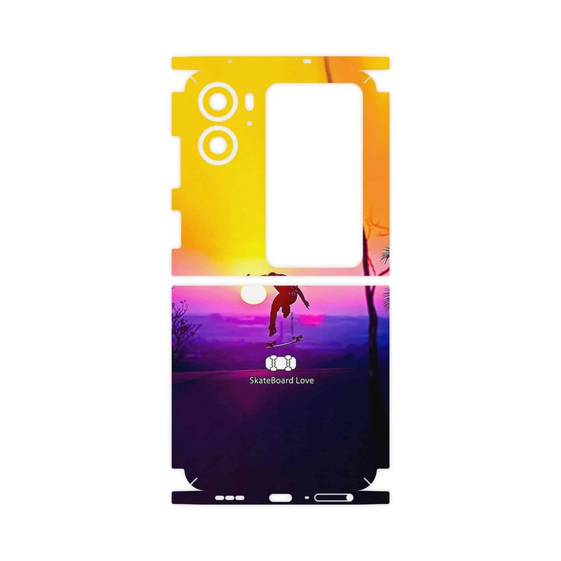 برچسب پوششی ماهوت مدل Skateboard-FullSkin مناسب برای گوشی موبایل اپو Find N2 Flip