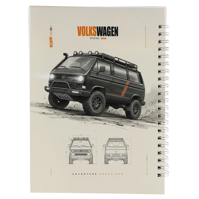 دفتر طراحی 60 برگ مدل ماشین