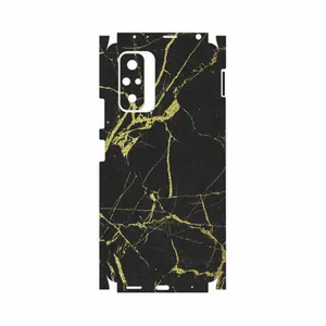 MAHOOT Graphite-Gold-Marble-FullSkin Cover Sticker for Xiaomi Redmi Note 10 Pro