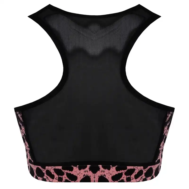 نیم تنه ورزشی زنانه مدل 268001026  اسپندکس رنگ یاسی