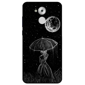 Megafone Girl and Moon 1369 Cover For Honor 6C