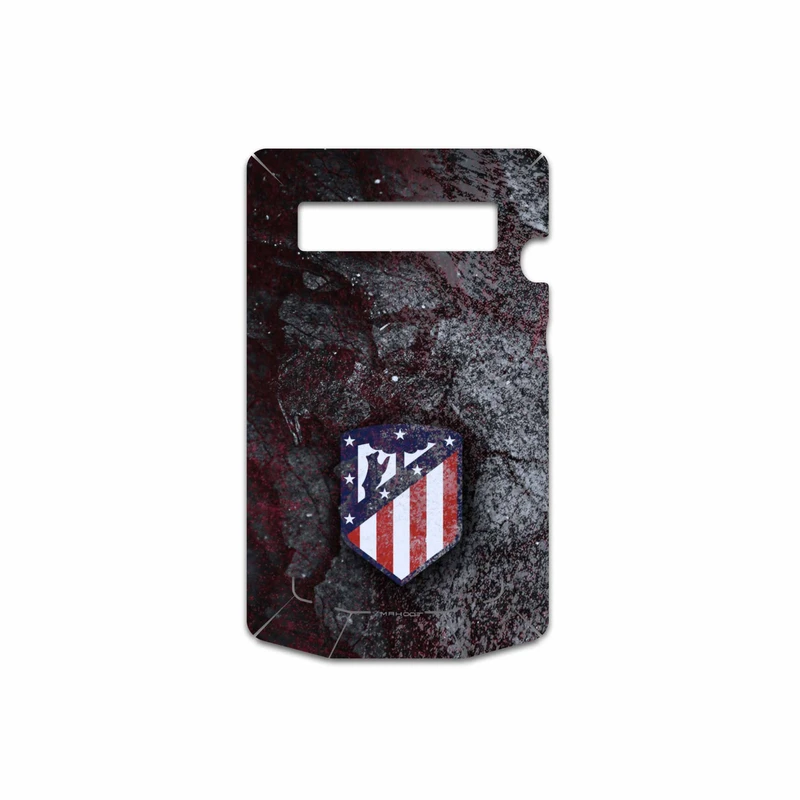 برچسب پوششی ماهوت مدل Atletico-de-Madrid مناسب برای گوشی موبایل بلک بری P9981