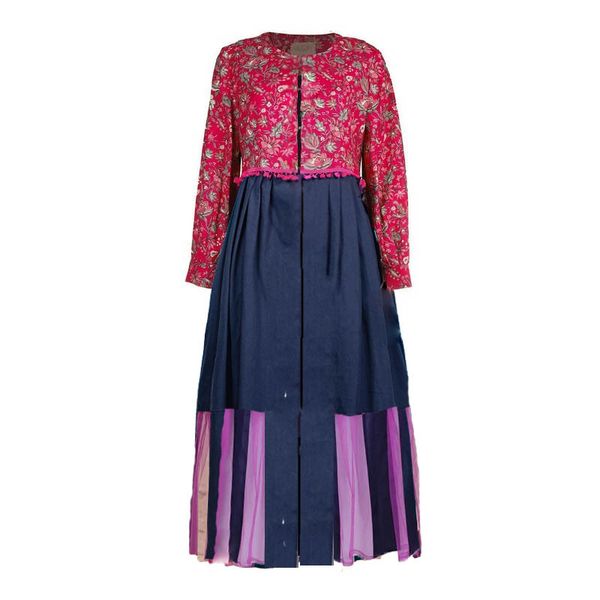 مانتو زنانه گره استایل مدل مجلسی