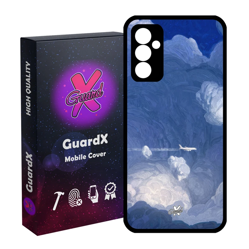 کاور گارد ایکس طرح هواپیما مدل Glass10597 مناسب برای گوشی موبایل سامسونگ Galaxy A14 / A14 5G