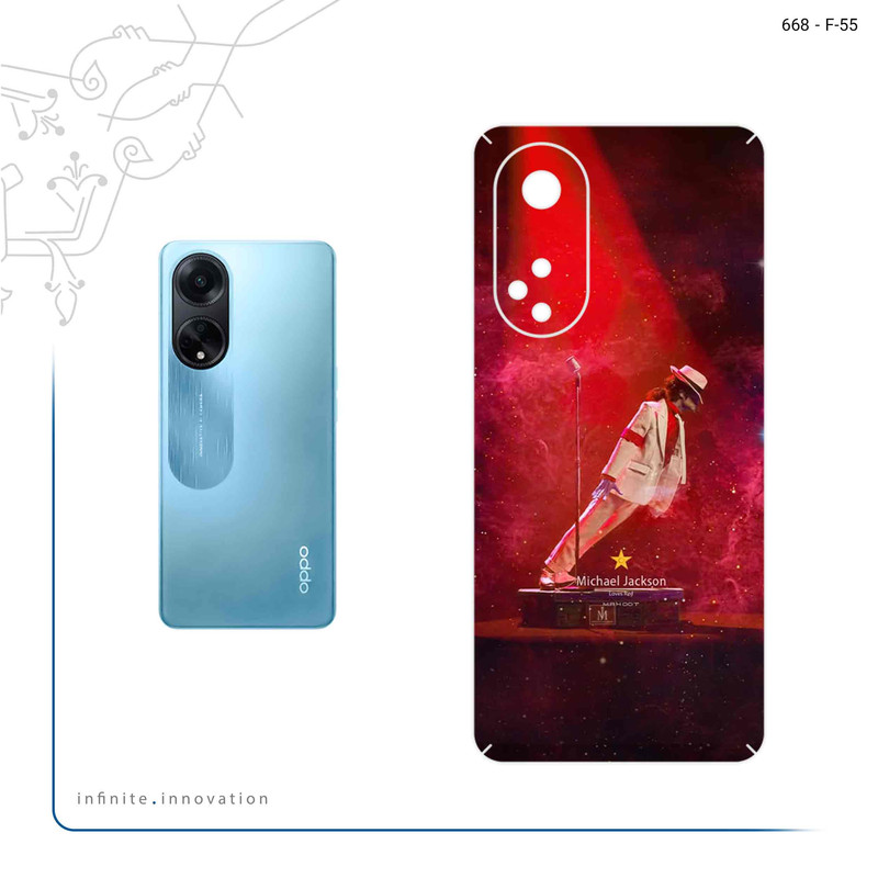 برچسب پوششی ماهوت مدل Michael Jackson مناسب برای گوشی موبایل اپو A98