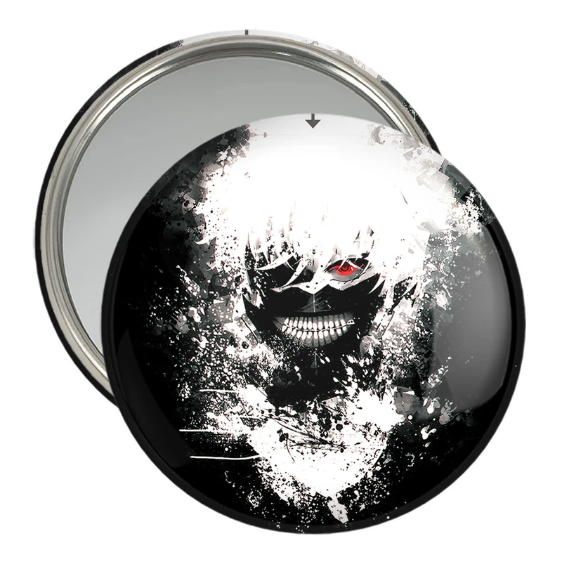 آینه جیبی خندالو مدل کانکی کن انیمه توکیو غول Tokyo Ghoul  کد 11897