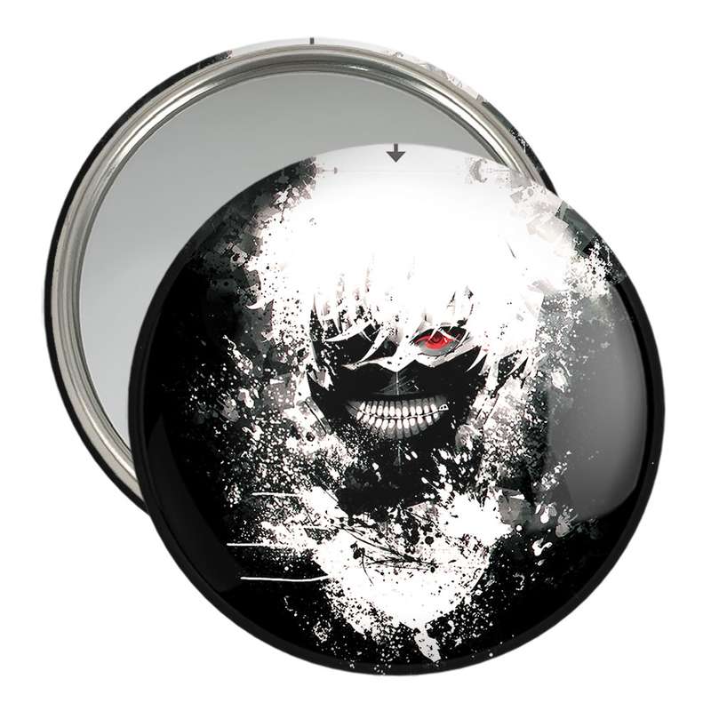 آینه جیبی خندالو مدل کانکی کن انیمه توکیو غول Tokyo Ghoul کد 11897 آینه جیبی خندالو مدل کانکی کن انیمه توکیو غول Tokyo Ghoul کد 11897