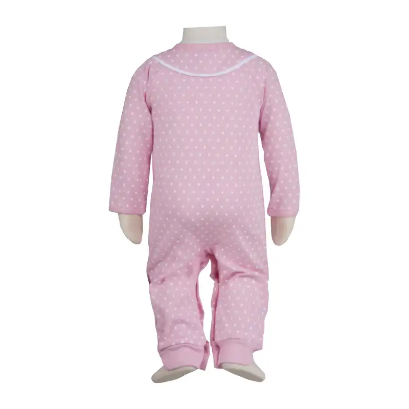 ست سرهمی و کلاه نوزادی آدمک کد 138701 رنگ صورتی