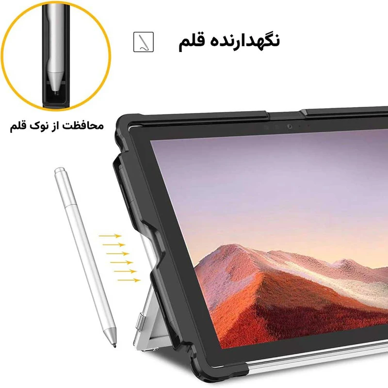 عکس شماره 4 : کاور مدل transparent-t4 مناسب برای تبلت microsoft surface pro 4-12.3 inch، microsoft surface pro 5-12.3 inch، microsoft surface pro 6-12.3 inch، microsoft surface pro 7-12.3 inch، microsoft surface pro 7 plus-12.3 inch