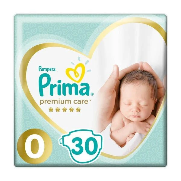پوشک کودک پریما مدل 01 سایز ۰ بسته ۳۰ عددی