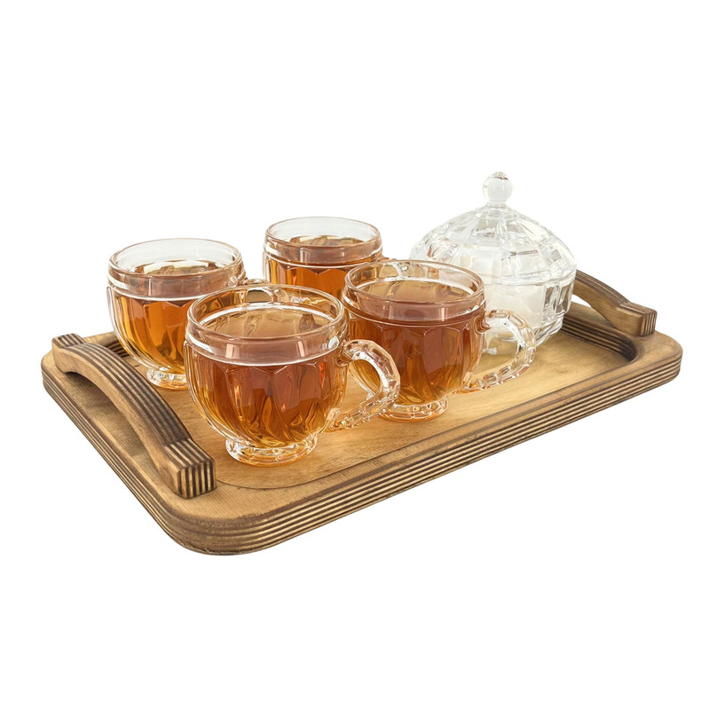 سینی مدل چوبی کد SN061