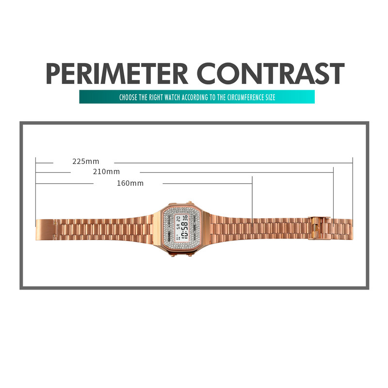 ساعت مچی دیجیتال زنانه اسکمی مدل 1808