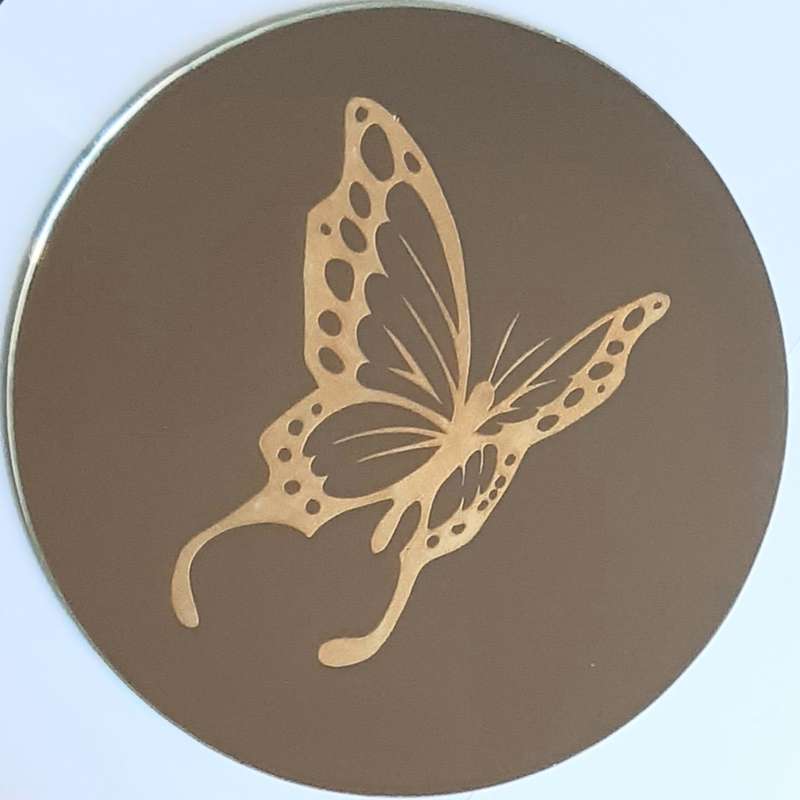 آینه دکوراتیو مدل پروانه 