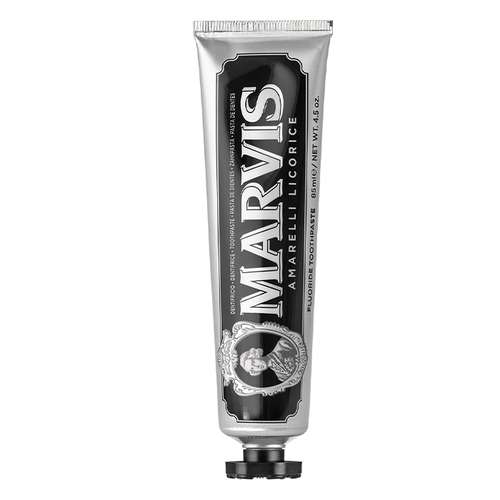 خمیر دندان مارویس مدل Amarelli Licorice حجم 85 میلی لیتر
