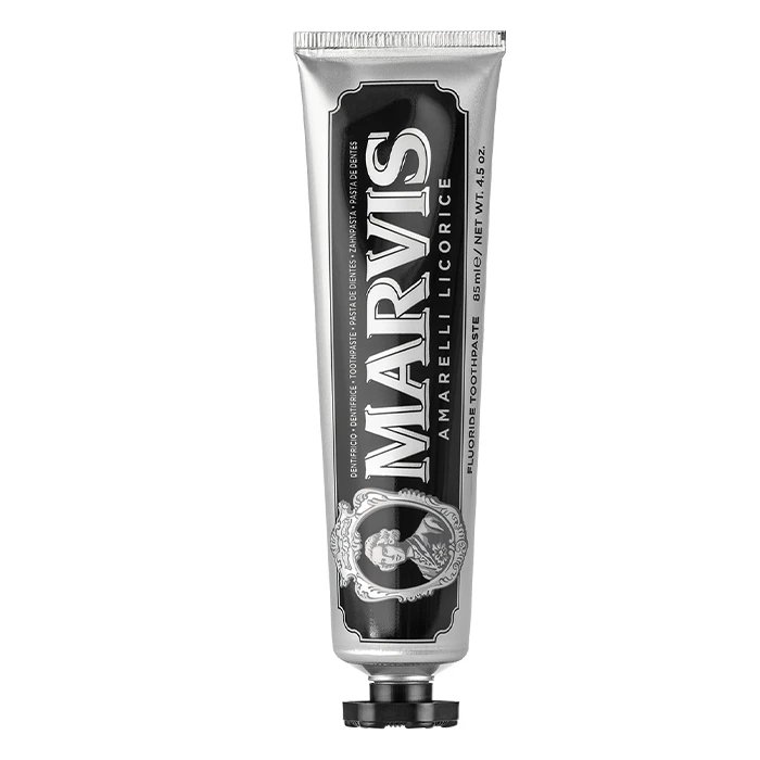خمیر دندان مارویس مدل Amarelli Licorice حجم 85 میلی لیتر