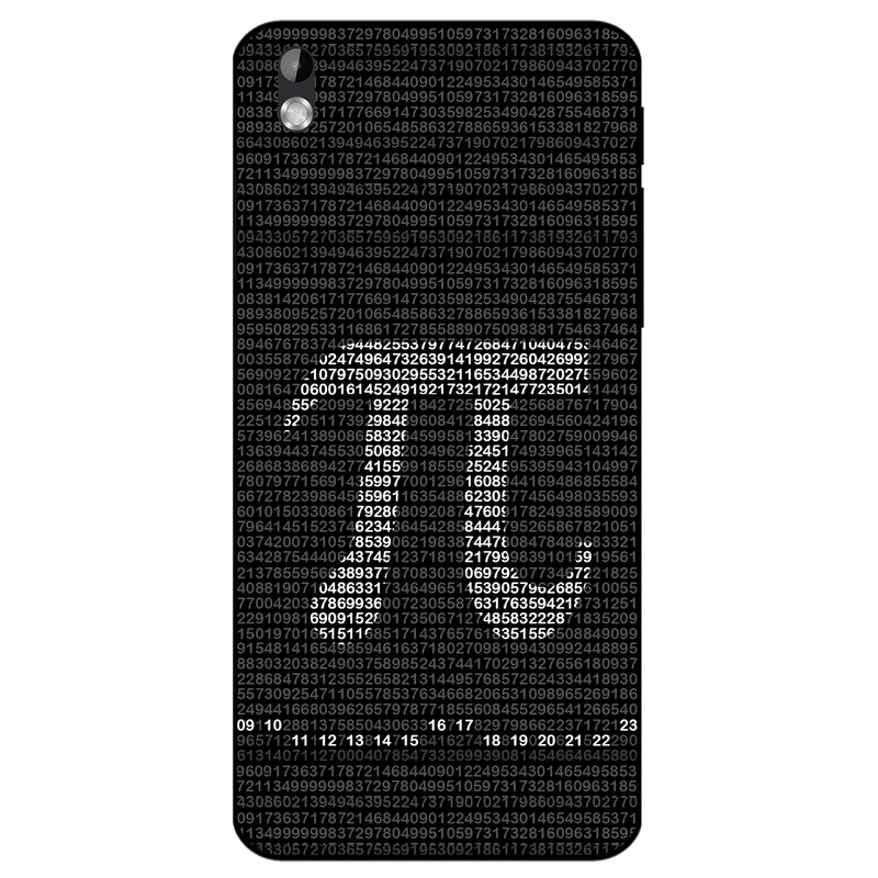 کاور مگافون طرح عدد پی مدل 7240 مناسب برای گوشی موبایل اچ تی سی Desire 816