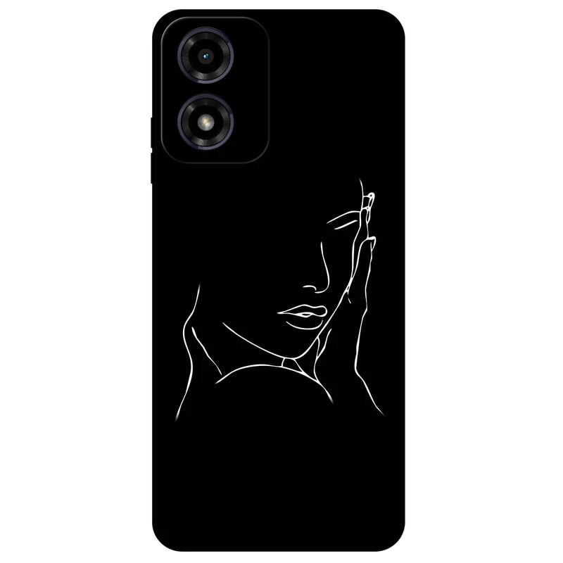 کاور مگافون طرح دخترانه مدل 8153 مناسب برای گوشی موبایل موتورولا Moto G04 4G