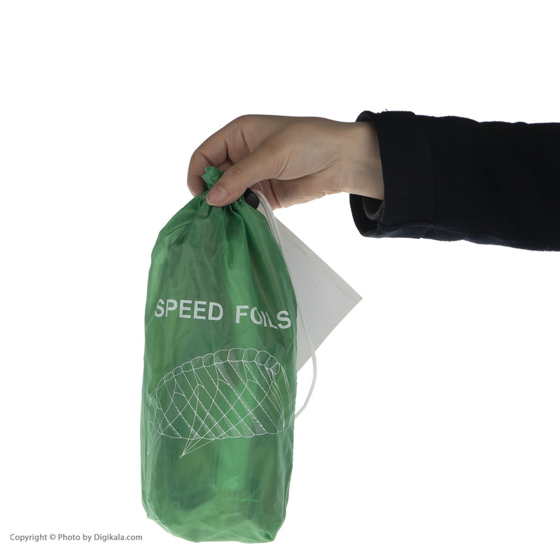 بادبادک مدل پاراشوت طرح رنگین کمان