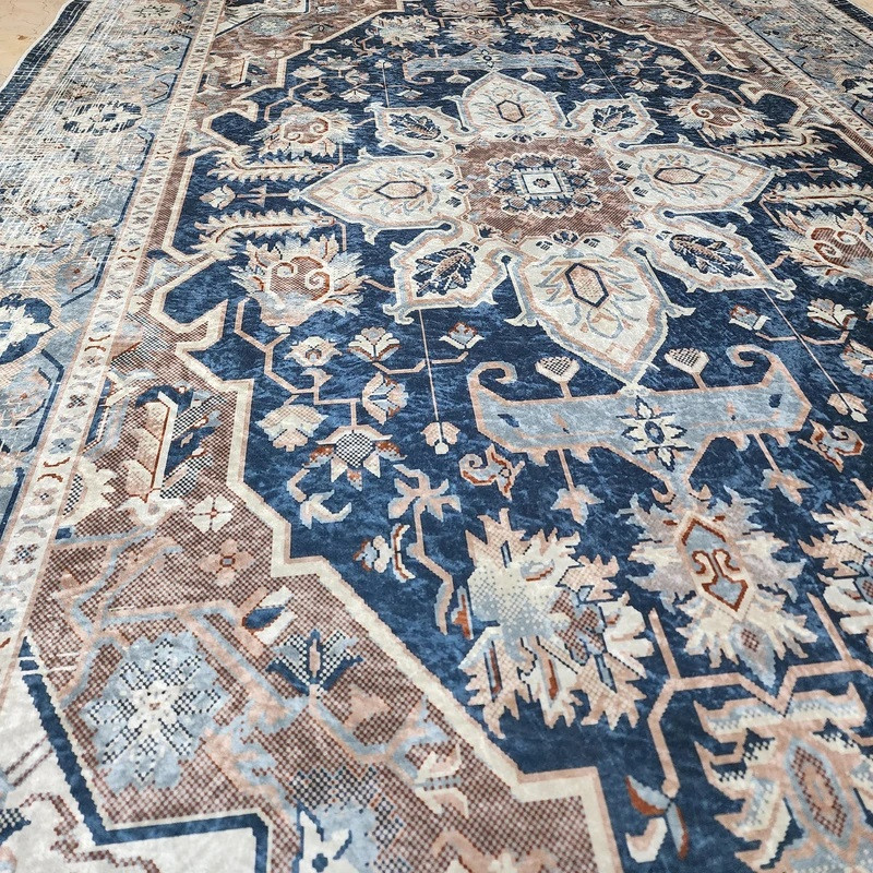 فرش پارچه‌ای دفه مدل فرشینه طرح مدرن کد 11