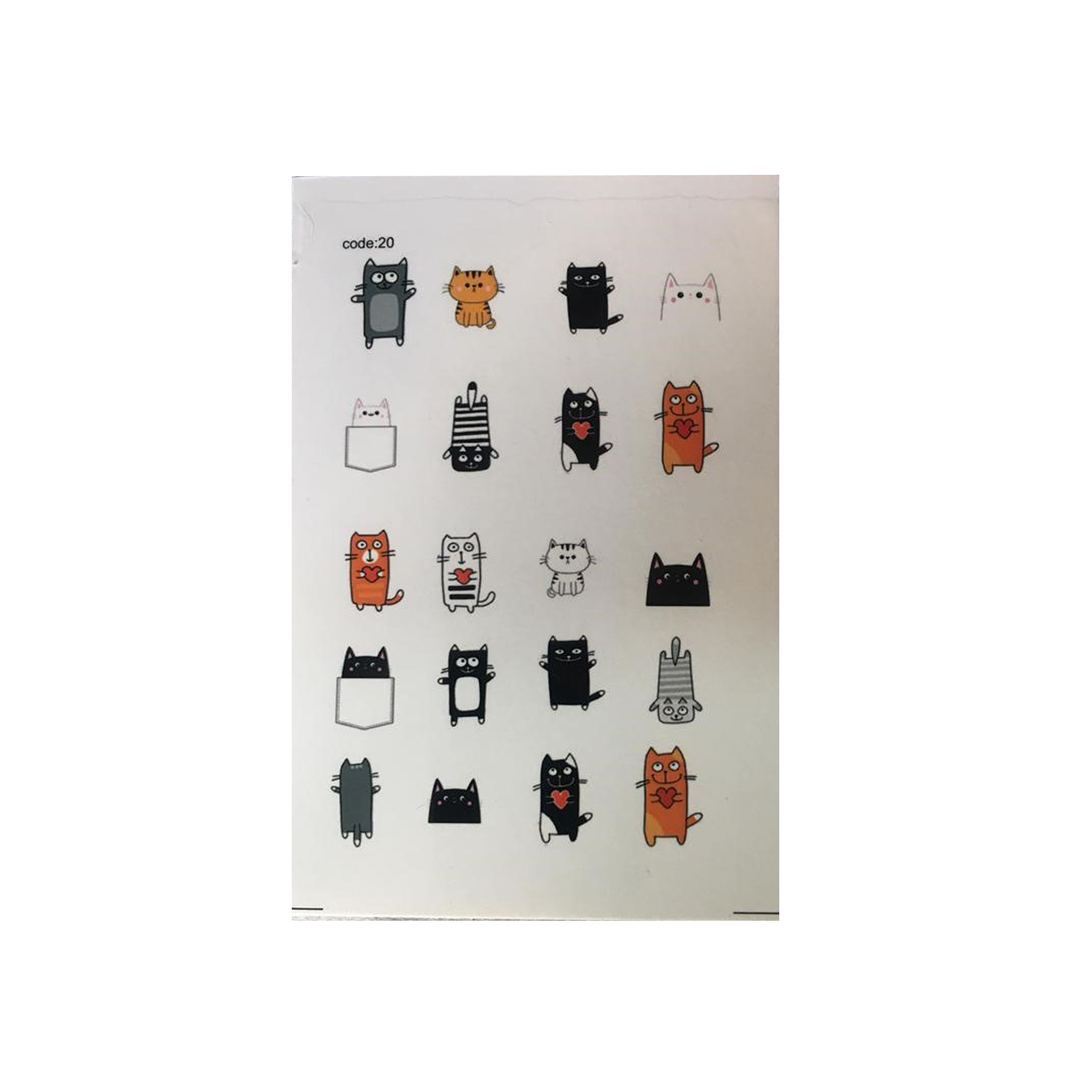 برچسب لنز ناخن مدل C-20