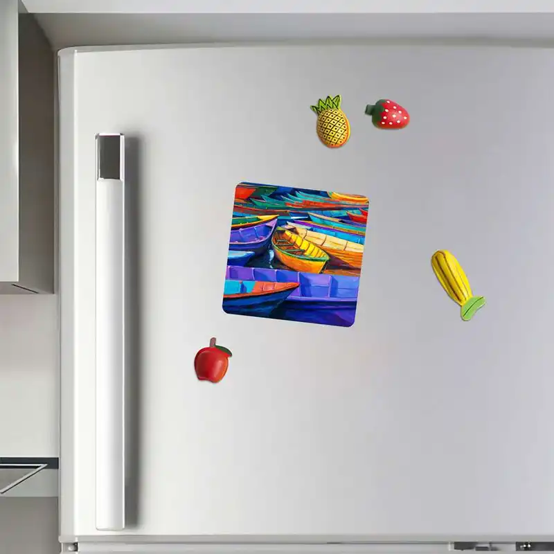 مگنت طرح نقاشی رنگ روغن مدل mg10573