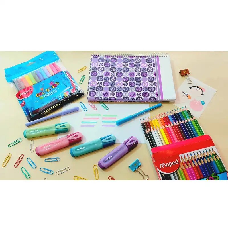 ماژیک علامت گذار مپد مدل پاستل اکریلیک کد mx4 بسته 4 عددی