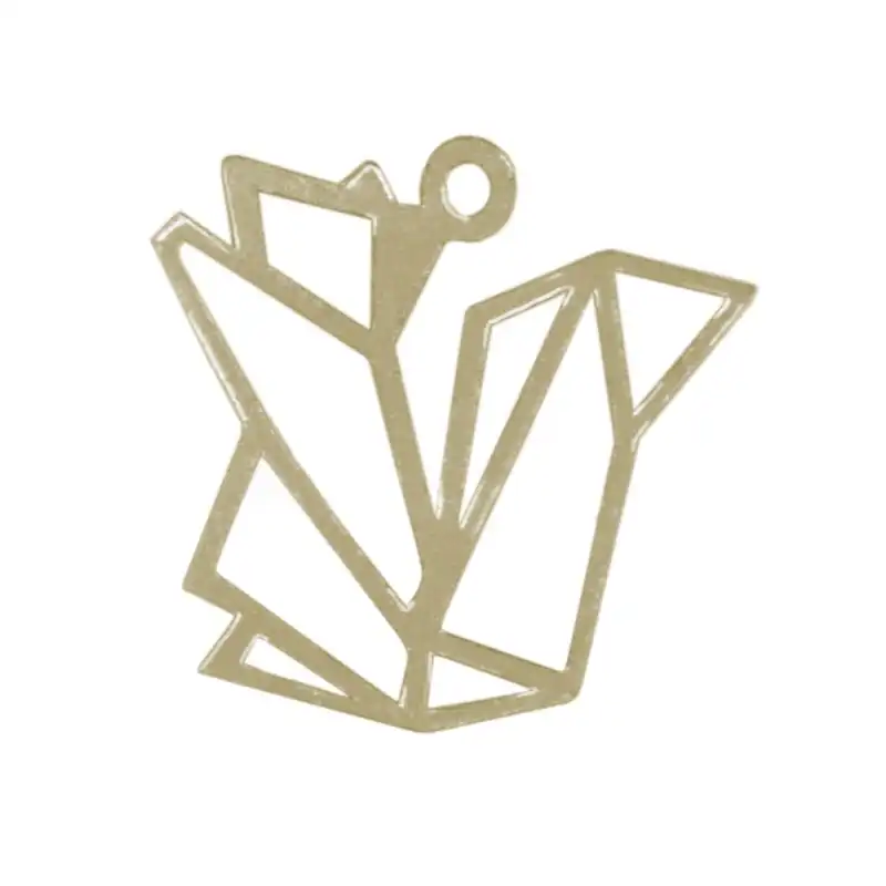 شمش نقره ژابیز مدل اوریگامی سنجاب h184