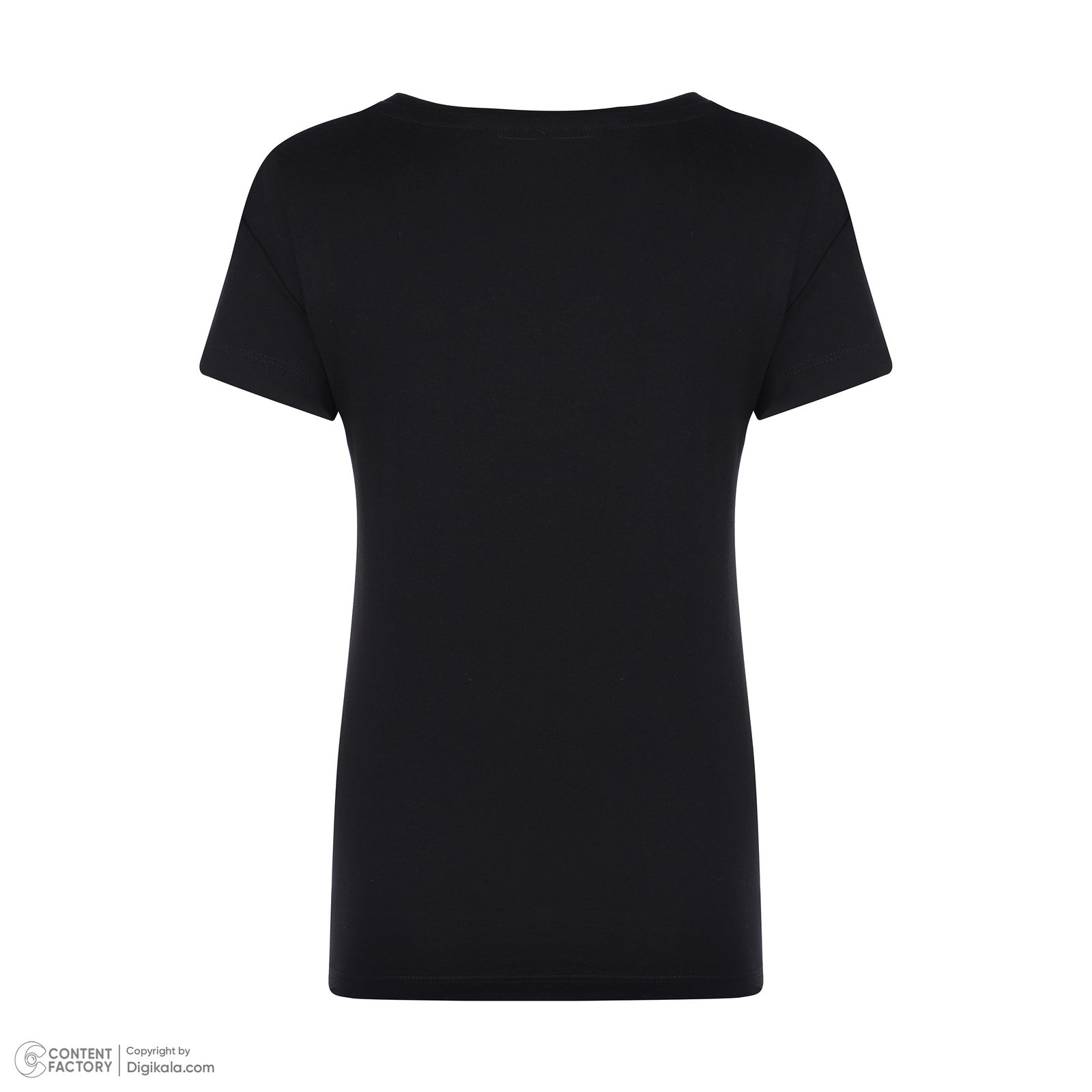 تی شرت آستین کوتاه زنانه نیزل مدل 0609-002 رنگ مشکی -  - 5
