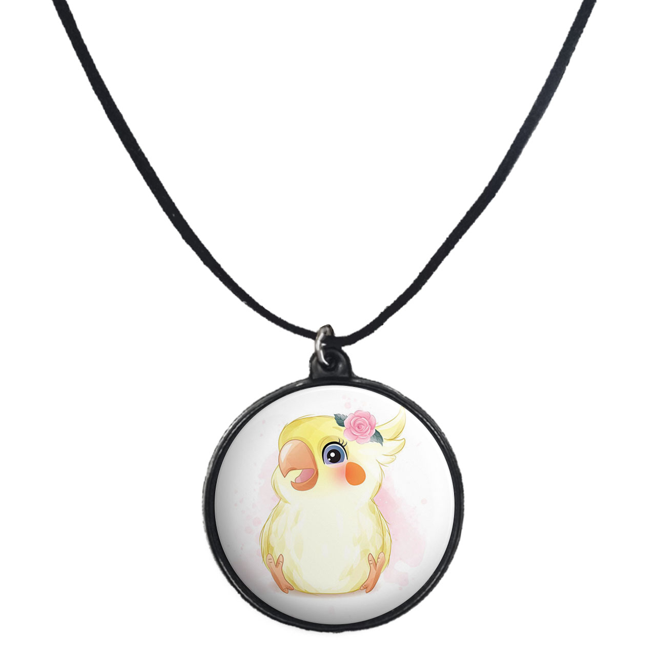 گردنبند پرمانه طرح حیوانات کیوت کد pmb.21506 مدل دو طرفه