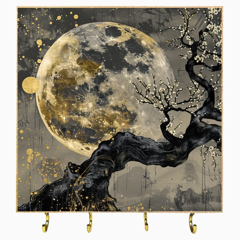 جا کلیدی مدل مینیمال نقشینه طرح درخت و ماه