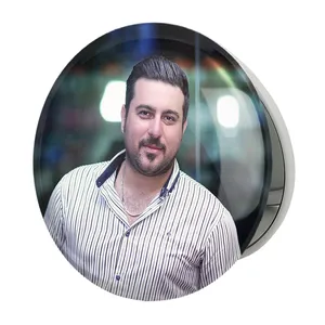 آینه جیبی خندالو طرح محسن کیایی مدل تاشو کد 6302 
