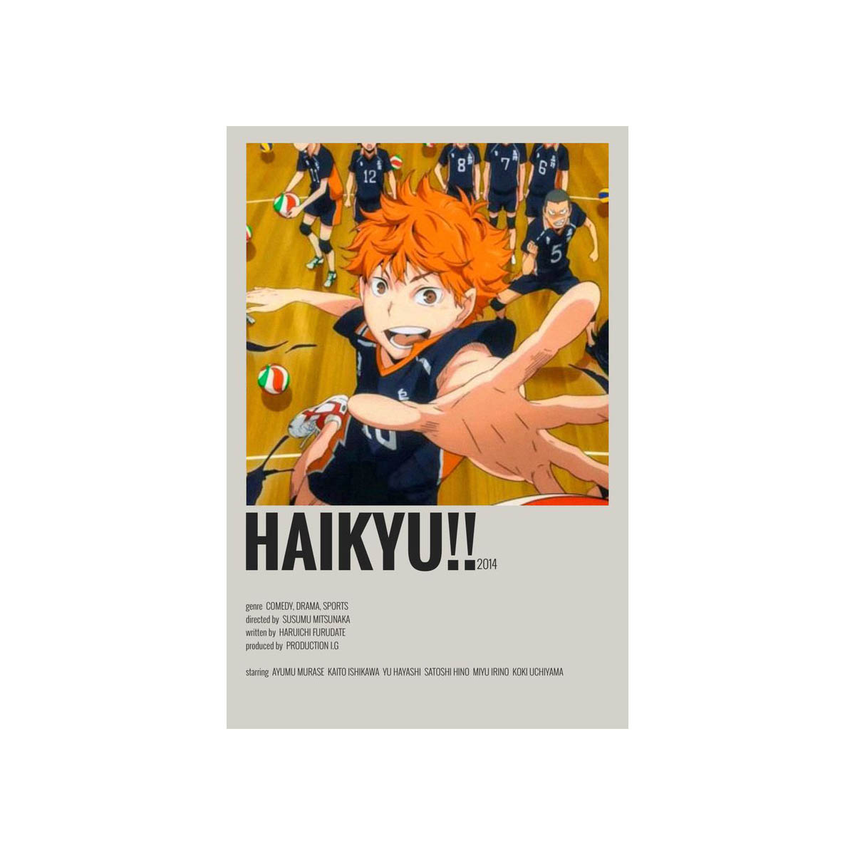 استیکر مدل انیمه طرح Haikyu