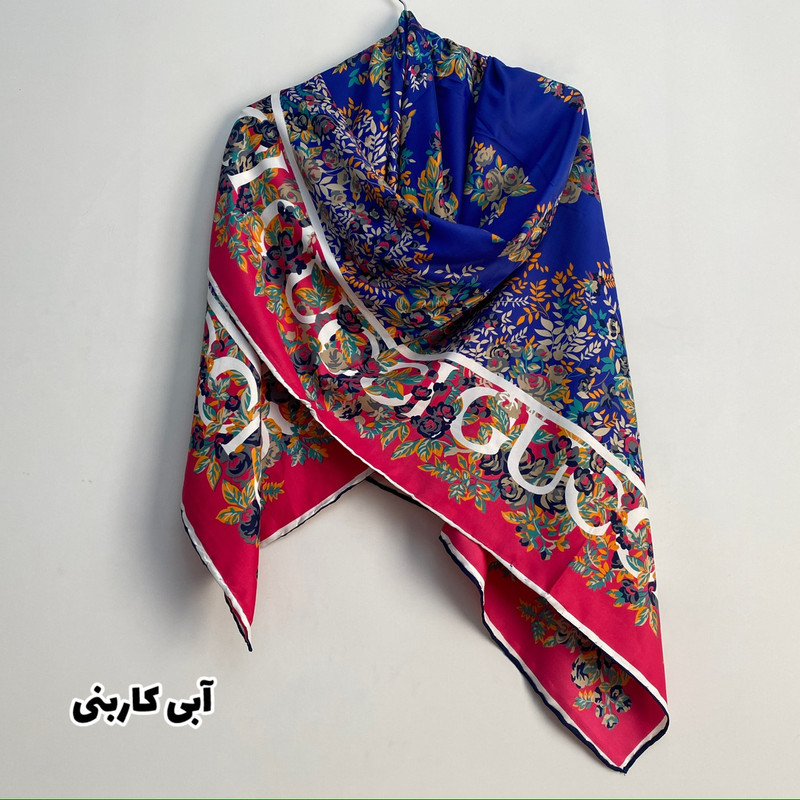 روسری زنانه مدل ابریشم توییل دست دوز کد 9966