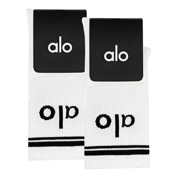 جوراب ورزشی ساق بلند زنانه مدل 7199 بسته 2 عددی