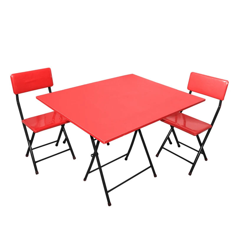 میز و صندلی سفری  تاشو 2 نفره میزیمو کد 1827 مجموعه 3 عددی