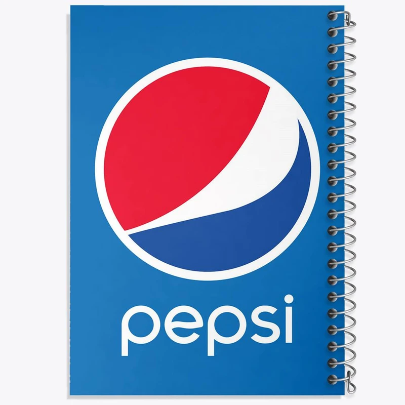 دفتر ژورنال نویسی 50 برگ خندالو مدل نقطه ای طرح پپسی Pepsi کد 8529