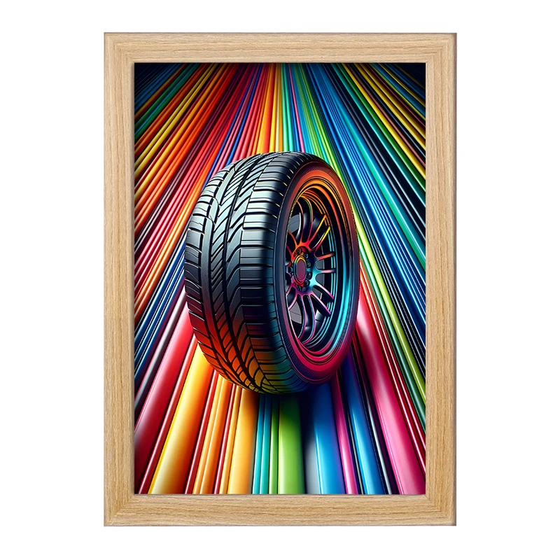 تابلو خندالو مدل لاستیک ماشین کد F4354