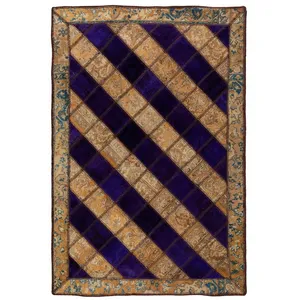   کلاژ فرش دستبافت سه و نیم متری مدل چهل تکه کد FT1102
