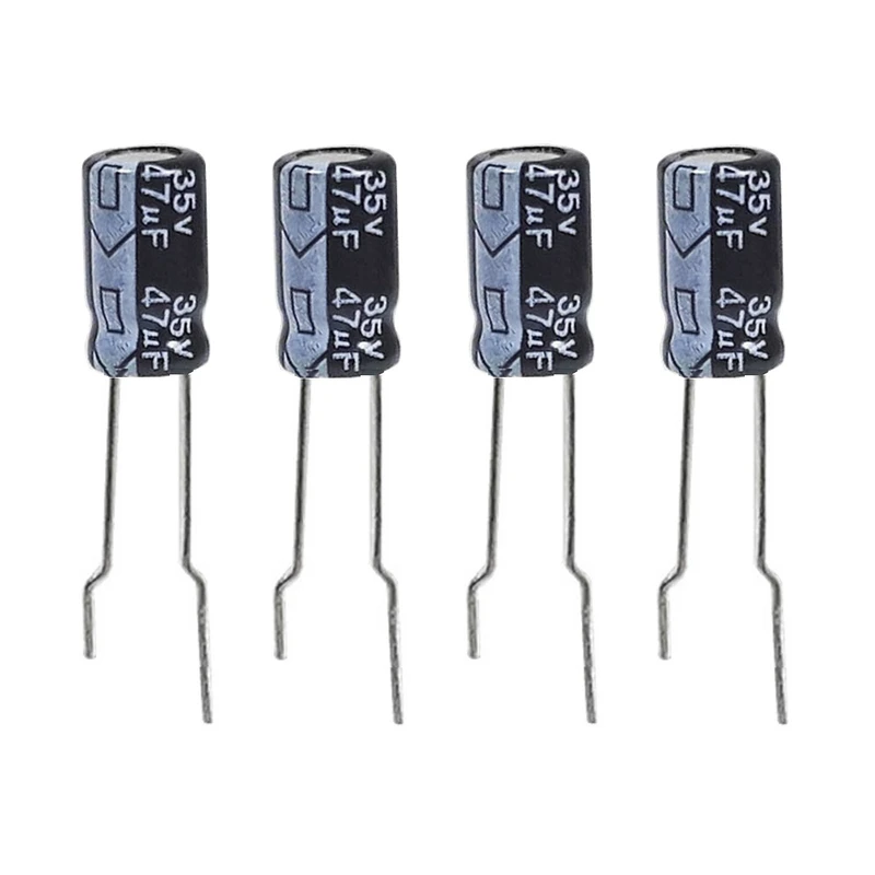 خازن الکترولیت 47 میکروفاراد مدل 35V کد 312 بسته 4 عددی