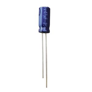 خازن الکترولیت 47 میکرو فاراد 25 ولت آکسبوم کد 47uf25v بسته 5 عددی