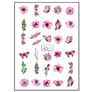 استیکر طراحی ناخن مدل N_08