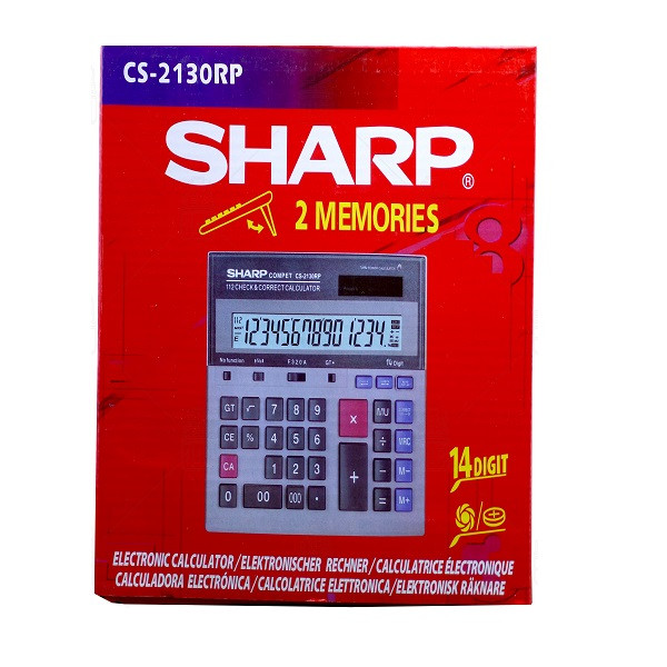ماشین حساب شارپ مدل sharp cs-2130rp 3