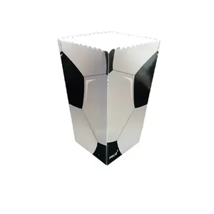 ظرف پاپ کورن یکبار مصرف مدل توپ فوتبال کد footballP1 مجموعه 10 عددی