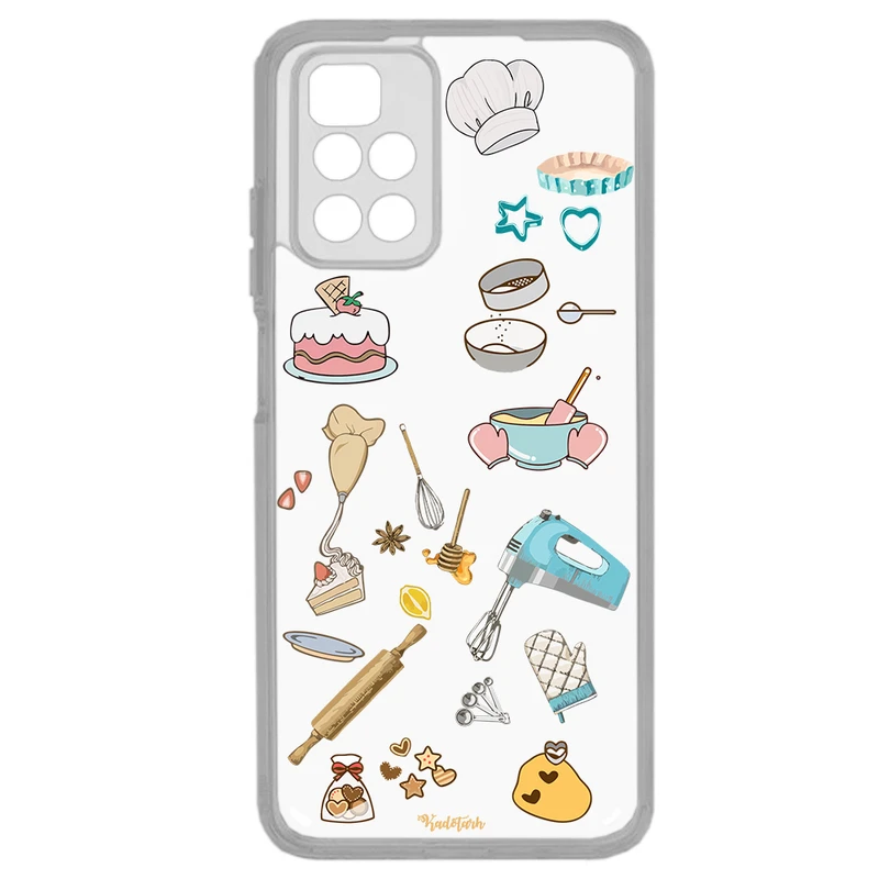 کاور طرح شیرینی پزی مناسب برای گوشی موبایل شیائومی Redmi 10
