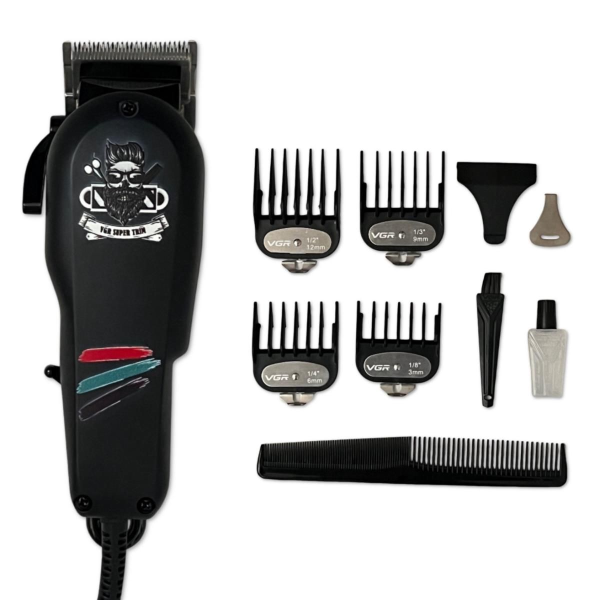 ماشین اصلاح موی سر و صورت وی جی ار مدل V-129 -  - 8