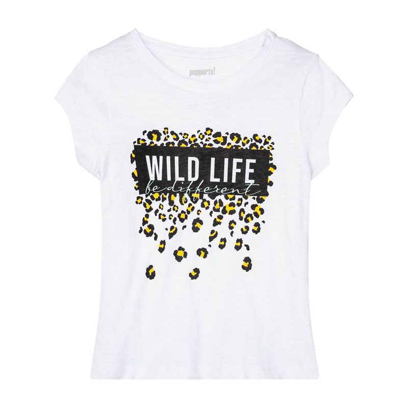 تی شرت آستین کوتاه دخترانه پیپرتس مدل WILD LIFE -  - 1